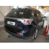 M126A GALIA Полностью оцинкованный фаркоп на Mitsubishi Outlander 2012-2019, 2019-2022. Подрозетник убирается за бампер. Тип шара: A. Подрезка бампера. Нагрузки: 2000/100 кг, масса фаркопа 21,42 кг