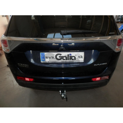 M126A GALIA Полностью оцинкованный фаркоп на Mitsubishi Outlander 2012-2019, 2019-2022. Подрозетник убирается за бампер. Тип шара: A. Подрезка бампера. Нагрузки: 2000/100 кг, масса фаркопа 21,42 кг