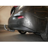 M135C GALIA Полностью оцинкованный фаркоп на Mazda 3 седан 2013-2019. Подрозетник убирается за бампер. Тип шара: C (горизонтальный съемный). Установка без выреза бампера. Нагрузки: 1800/90 кг, масса фаркопа 19,17 кг