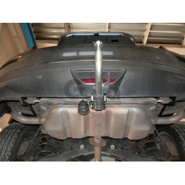M135C GALIA Полностью оцинкованный фаркоп на Mazda 3 седан 2013-2019. Подрозетник убирается за бампер. Тип шара: C (горизонтальный съемный). Установка бе