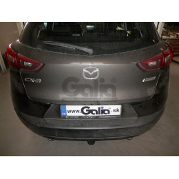 M137A GALIA Полностью оцинкованный фаркоп на Mazda CX-3 2015-. Подрозетник убирается за бампер. Тип шара: A. Невидимый вырез бампера. Нагрузки: 1800/80 кг, ма