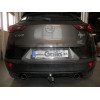 M137A GALIA Полностью оцинкованный фаркоп на Mazda CX-3 2015-. Подрозетник убирается за бампер. Тип шара: A. Невидимый вырез бампера. Нагрузки: 1800/80 кг, масса фаркопа 15,72 кг
