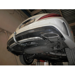 M146C GALIA Полностью оцинкованный фаркоп на Mercedes CLA-Class c117 купе / X117 универсал 2013-2019. Подрозетник убирается за бампер. Тип шара: C (горизонтальный 