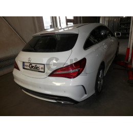 M146C GALIA Полностью оцинкованный фаркоп на Mercedes CLA-Class c117 купе / X117 универсал 2013-2019. Подрозетник убирается за бампер. Тип шара: C (горизонтальный 