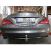M146C GALIA Полностью оцинкованный фаркоп на Mercedes CLA-Class c117 купе / X117 универсал 2013-2019. Подрозетник убирается за бампер. Тип шара: C (горизонтальный съемный). Невидимый вырез бампера. Нагрузки: 1700/100 кг, масса фаркопа 16,72 кг