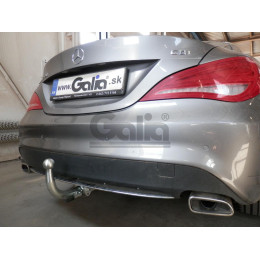 M146C GALIA Полностью оцинкованный фаркоп на Mercedes CLA-Class c117 купе / X117 универсал 2013-2019. Подрозетник убирается за бампер. Тип шара: C (горизонтальный 