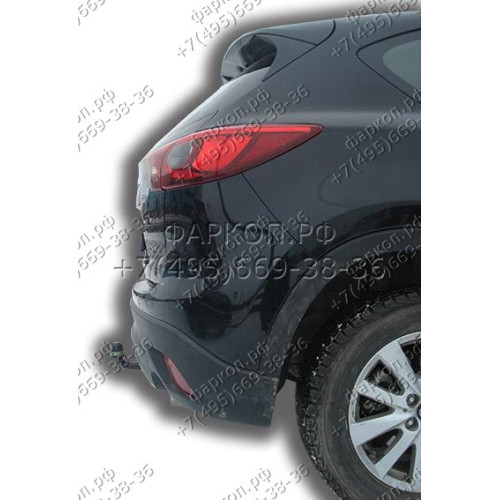 M308-A Лидер-плюс ТСУ для Mazda CX-5 2012-2017, 2017- без выреза бампера. Тип шара: A. Нагрузки: 1200/75 кг, масса фаркопа 15,02 кг (без электрики в комплекте)