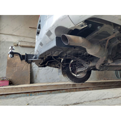 H.M20.E HALTY Фаркоп на Mitsubishi Delica D5 2007-2019, 2019- (кроме Urban Gear) без подрезки бампера. Тип шара: E. Нагрузки: 750/75 кг, масса фаркопа 15,9 кг
