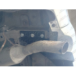 H.M20.E HALTY Фаркоп на Mitsubishi Delica D5 2007-2019, 2019- (кроме Urban Gear) без подрезки бампера. Тип шара: E. Нагрузки: 750/75 кг, масса фаркопа 15,9 кг