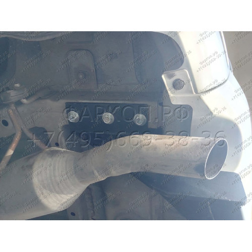 H.M20.E HALTY Фаркоп на Mitsubishi Delica D5 2007-2019, 2019- (кроме Urban Gear) без подрезки бампера. Тип шара: E. Нагрузки: 750/75 кг, масса фаркопа 15,9 кг