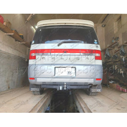 H.M20.E HALTY Фаркоп на Mitsubishi Delica D5 2007-2019, 2019- (кроме Urban Gear) без подрезки бампера. Тип шара: E. Нагрузки: 750/75 кг, масса фаркопа 15,9 кг