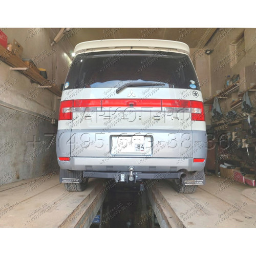 H.M20.E HALTY Фаркоп на Mitsubishi Delica D5 2007-2019, 2019- (кроме Urban Gear) без подрезки бампера. Тип шара: E. Нагрузки: 750/75 кг, масса фаркопа 15,9 кг
