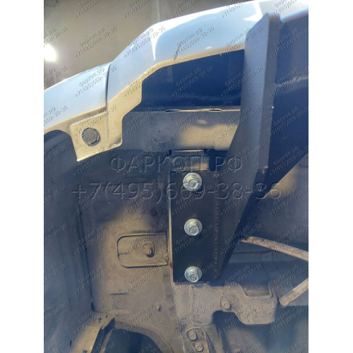 H.M20.E HALTY Фаркоп на Mitsubishi Delica D5 2007-2019, 2019- (кроме Urban Gear) без подрезки бампера. Тип шара: E. Нагрузки: 750/75 кг, масса фаркопа 15,9 кг