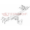 N-015 STEINHOF Фаркоп на Nissan Almera N16 седан 2000-2006. Требуется подрезка бампера. Тип шара: AV (вертикальное быстросъемное крепление шара на ключе). Нагрузки: 1500/75 кг, масса фаркопа 19,8 кг (без электрики в комплекте)