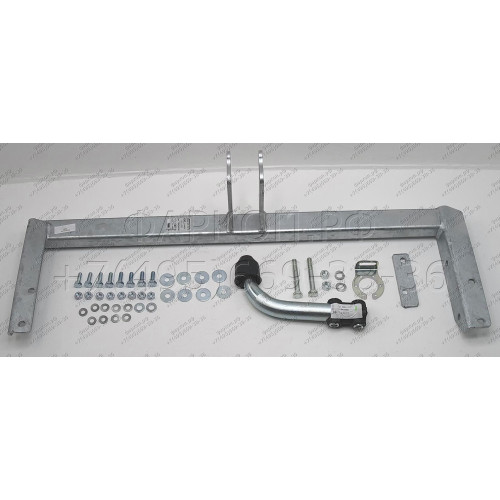 N038A GALIA Полностью оцинкованный фаркоп на Nissan Almera N16 седан 2000-2005. Тип шара: A. Невидимый вырез бампера. Нагрузки: 1300/75 кг, масса фаркопа 16,51 кг