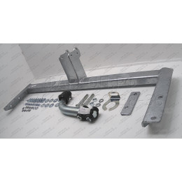 N038A GALIA Полностью оцинкованный фаркоп на Nissan Almera N16 седан 2000-2005. Тип шара: A. Невидимый вырез бампера. Нагрузки: 1300/75 кг, масса фаркопа 16,51 кг