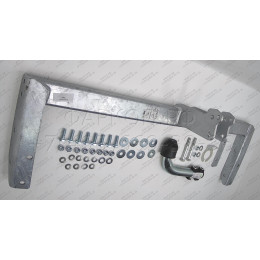 N038A GALIA Полностью оцинкованный фаркоп на Nissan Almera N16 седан 2000-2005. Тип шара: A. Невидимый вырез бампера. Нагрузки: 1300/75 кг, масса фаркопа 16,51 кг