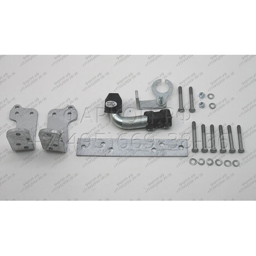 N041A GALIA Полностью оцинкованный фаркоп на Nissan Pathfinder R51 2004-2014. Подрозетник убирается за бампер. Тип шара: A. Невидимый вырез бампера. Нагрузки: 3000/120 кг, масса фаркопа 7,12 кг