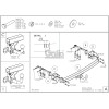 N050C GALIA Полностью оцинкованный фаркоп на Nissan X-Trail T31 2007-2014, исключая авто с парктроником. Тип шара: C (горизонтальный съемный). Подрезка бампера. Нагрузки: 2200/100 кг, масса фаркопа 19,37 кг