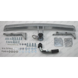N050C GALIA Полностью оцинкованный фаркоп на Nissan X-Trail T31 2007-2014, исключая авто с парктроником. Тип шара: C (горизонтальный съемный). Подрезка бампер