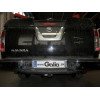 N052A GALIA Полностью оцинкованный фаркоп на Mercedes X-Class 2017-2020, Renault Alaskan 2016-, Nissan Navara D40 2005-2015, D23 2015-. Тип шара: A. Установка без снятия и выреза бампера. Нагрузки: 3500/150 кг, масса фаркопа 21,22 кг