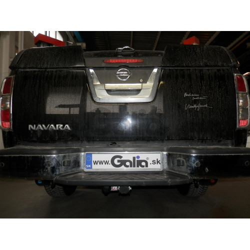 N052A GALIA Полностью оцинкованный фаркоп на Mercedes X-Class 2017-2020, Renault Alaskan 2016-, Nissan Navara D40 2005-2015, D23 2015-. Тип шара: A. Установка без снятия и выреза бампера. Нагрузки: 3500/150 кг, масса фаркопа 21,22 кг