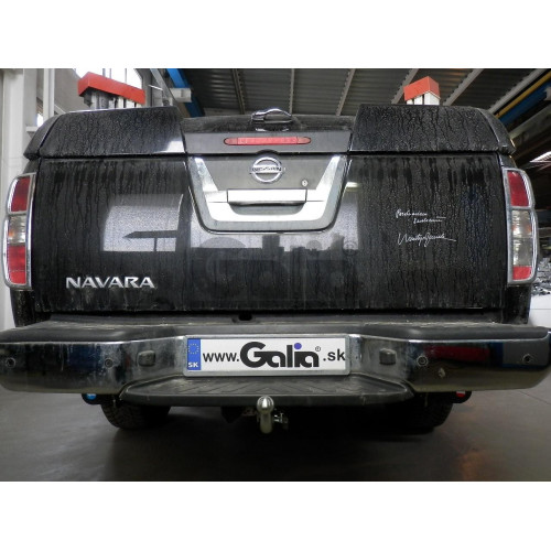 N052A GALIA Полностью оцинкованный фаркоп на Mercedes X-Class 2017-2020, Renault Alaskan 2016-, Nissan Navara D40 2005-2015, D23 2015-. Тип шара: A. Установка без снятия и выреза бампера. Нагрузки: 3500/150 кг, масса фаркопа 21,22 кг