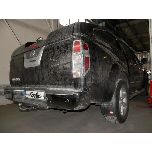 N052A GALIA Полностью оцинкованный фаркоп на Mercedes X-Class 2017-2020, Renault Alaskan 2016-, Nissan Navara D40 2005-2015, D23 2015-. Тип шара: A. Установка без снятия и выреза бампера. Нагрузки: 3500/150 кг, масса фаркопа 21,22 кг