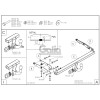 N057C GALIA Полностью оцинкованный фаркоп на Nissan Note 2013-2020. Тип шара: C (горизонтальный съемный). Невидимый вырез бампера. Нагрузки: 1000/50 кг, масса фаркопа 14,37 кг