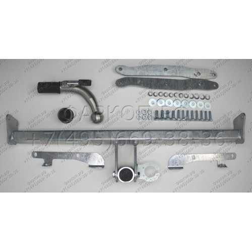 N057C GALIA Полностью оцинкованный фаркоп на Nissan Note 2013-2020. Тип шара: C (горизонтальный съемный). Невидимый вырез бампера. Нагрузки: 1000/50 кг, масса фаркопа 14,37 кг