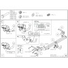 N061C GALIA Полностью оцинкованный фаркоп на Nissan X-Trail T33 2022-, Nissan Rogue T33 2021-. Подрозетник убирается за бампер. Тип шара: C (горизонтальный съемный). Невидимый вырез бампера. Нагрузки: 2000/100 кг, масса фаркопа 19,07 кг