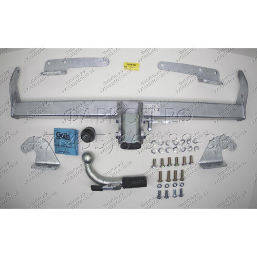 N061C GALIA Полностью оцинкованный фаркоп на Nissan X-Trail T33 2022-, Nissan Rogue T33 2021-. Подрозетник убирается за бампер. Тип шара: C (горизонтальный съемный). Невидимый вырез бампера. Нагрузки: 2000/100 кг, масса фаркопа 19,07 кг