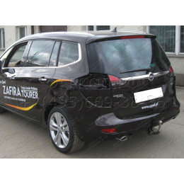 O-234 STEINHOF Фаркоп на Opel Zafira Tourer, кроме CNG, кроме Flex-Fix 01/2012-2019. Требуется подрезка бампера. Тип шара: A. Нагрузки: 1500/75 кг, масса фаркопа 18,8 кг (без эл