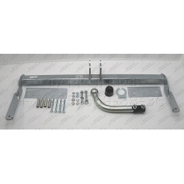O047A GALIA Полностью оцинкованный фаркоп на Opel Astra H хетчбек 3/5 дверей 2004-2009, номерной знак на заднем бампере. Тип шара: A. Установка без снятия и в