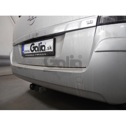 O052A GALIA Полностью оцинкованный фаркоп на Opel Zafira B 2005-2012. Тип шара: A. Невидимый вырез бампера. Нагрузки: 1500/75 кг, масса фаркопа 16,75 кг