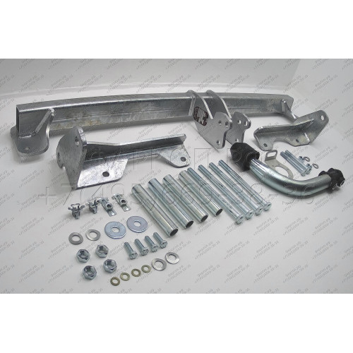 O052A GALIA Полностью оцинкованный фаркоп на Opel Zafira B 2005-2012. Тип шара: A. Невидимый вырез бампера. Нагрузки: 1500/75 кг, масса фаркопа 16,75 кг