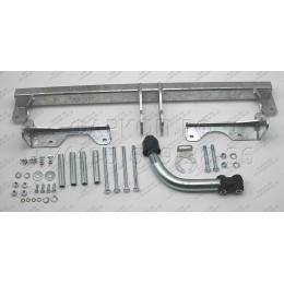 O052A GALIA Полностью оцинкованный фаркоп на Opel Zafira B 2005-2012. Тип шара: A. Невидимый вырез бампера. Нагрузки: 1500/75 кг, масса фаркопа 16,75 кг