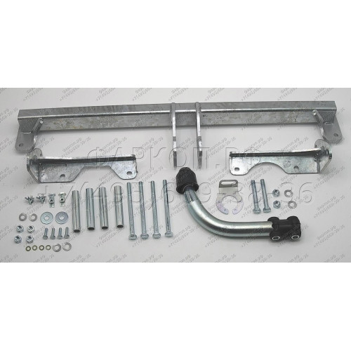 O052A GALIA Полностью оцинкованный фаркоп на Opel Zafira B 2005-2012. Тип шара: A. Невидимый вырез бампера. Нагрузки: 1500/75 кг, масса фаркопа 16,75 кг