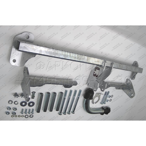 O052A GALIA Полностью оцинкованный фаркоп на Opel Zafira B 2005-2012. Тип шара: A. Невидимый вырез бампера. Нагрузки: 1500/75 кг, масса фаркопа 16,75 кг