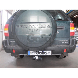O057C GALIA Полностью оцинкованный фаркоп на Opel Frontera B 1998-2004. Тип шара: C (горизонтальный съемный). Установка без снятия и выреза бампера. Нагрузки: