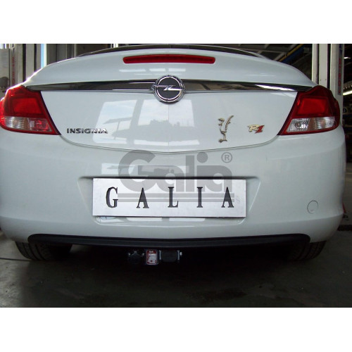 O059C GALIA Полностью оцинкованный фаркоп на Opel Insignia седан/универсал/хетчбек 2009-2017. Подрозетник убирается за бампер. Тип шара: C (горизонтальный съемный). Невидимый вырез бампера. Нагрузки: 2000/85 кг, масса фаркопа 17,57 кг