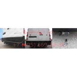 O060C GALIA Полностью оцинкованный фаркоп на Renault Master 2010-, Opel Movano B 2010-2021, Nissan NV400 2011-2021, Nissan Interstar 2022- фургон без ступеньки, передний привод, кроме дв
