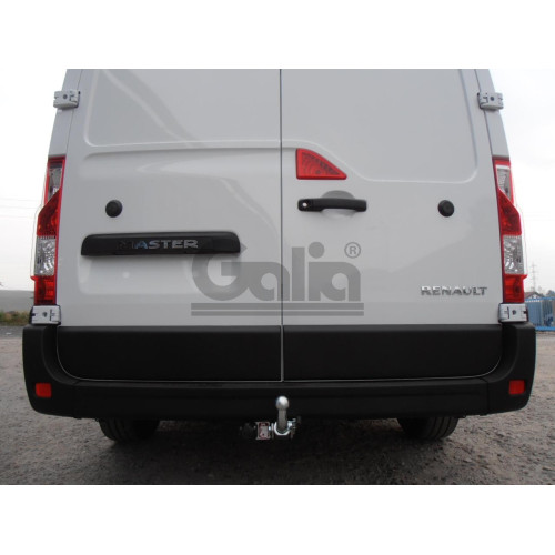 O060C GALIA Полностью оцинкованный фаркоп на Renault Master 2010-, Opel Movano B 2010-2021, Nissan NV400 2011-2021, Nissan Interstar 2022- фургон без ступеньки, передний привод, кроме двухскатных авто. Тип шара: C (горизонтальный съемный). Установка без с