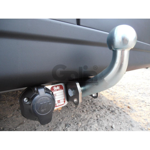 O060C GALIA Полностью оцинкованный фаркоп на Renault Master 2010-, Opel Movano B 2010-2021, Nissan NV400 2011-2021, Nissan Interstar 2022- фургон без ступеньки, передний привод, кроме двухскатных авто. Тип шара: C (горизонтальный съемный). Установка без с