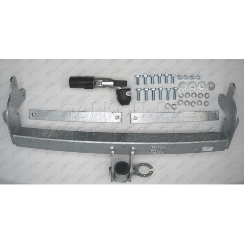 O060C GALIA Полностью оцинкованный фаркоп на Renault Master 2010-, Opel Movano B 2010-2021, Nissan NV400 2011-2021, Nissan Interstar 2022- фургон без ступеньки, передний привод, кроме двухскатных авто. Тип шара: C (горизонтальный съемный). Установка без с
