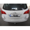 O061A GALIA Полностью оцинкованный фаркоп на Opel Astra J седан/универсал 2009-2015. Подрозетник убирается за бампер. Тип шара: A. Невидимый вырез бампера. Нагрузки: 1600/75 кг, масса фаркопа 16,02 кг
