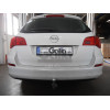 O061A GALIA Полностью оцинкованный фаркоп на Opel Astra J седан/универсал 2009-2015. Подрозетник убирается за бампер. Тип шара: A. Невидимый вырез бампера. Нагрузки: 1600/75 кг, масса фаркопа 16,02 кг