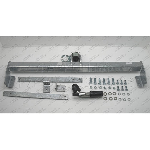 O066C GALIA Полностью оцинкованный фаркоп на Renault Trafic 2014-, Opel Vivaro 2014-2018, FIAT Talento 2016-2020, Nissan NV300 L1,L2 2016-. Тип шара: C (горизонтальный съемный). Установка без снятия и выреза бампера. Нагрузки: 2500/120 кг, масса фаркопа 2