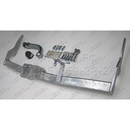 P003A GALIA Полностью оцинкованный фаркоп на Peugeot 206 хетчбек 3/5 дверей, купе, кабриолет 1998-2003. Подрозетник убирается за бампер. Тип шара: A. Подрезк