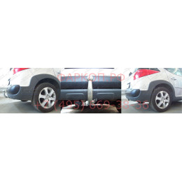 P038C GALIA Полностью оцинкованный фаркоп на Peugeot 207 универсал 2007-2012. Тип шара: C (горизонтальный съемный). Установка без выреза бампера. Нагрузки: 